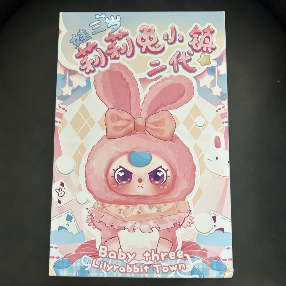 NEW Baby Three LilyRabbit Town V2 blind box keychain